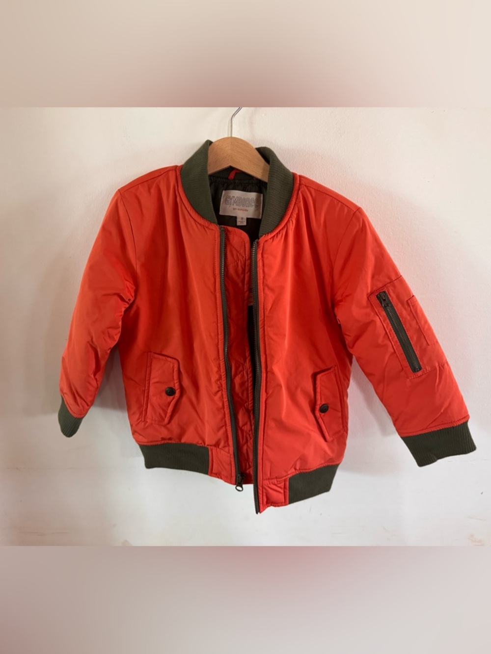 Gymboree Bomber Boys Size 4 Jacket Classic School Comfort